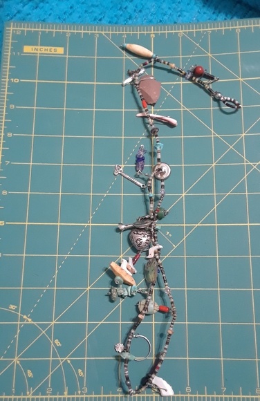 Vintage Native American/Boho wrap bracelet - Picture 5 of 8